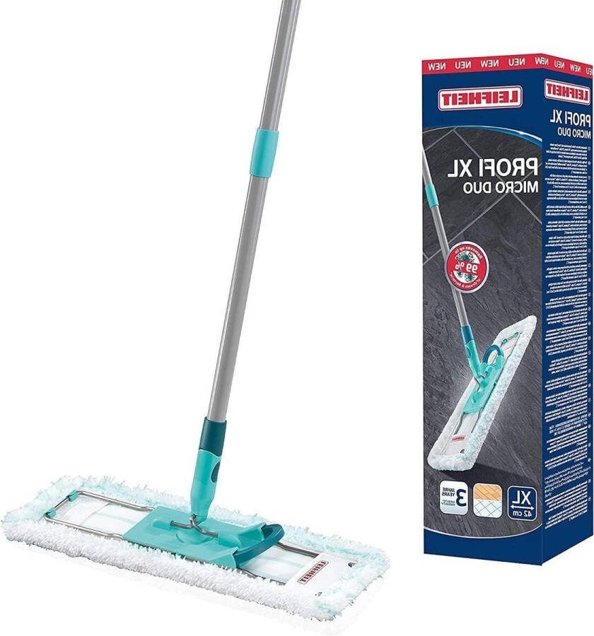 Vloerwisser turquoise 42 x 146 cm extra lang model
