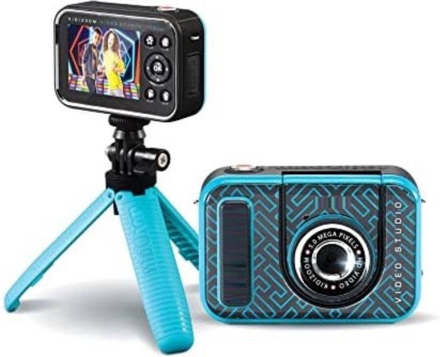 Vlog Camera Kinderen Digitale Kindercamera Kinderfototoestel Kindercamera Digitaal Blauw