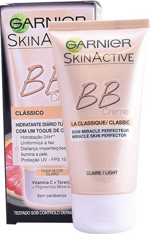 Vochtinbrengende Crème Make-Up Effect Skin Naturals Bb Cream Garnier 16382