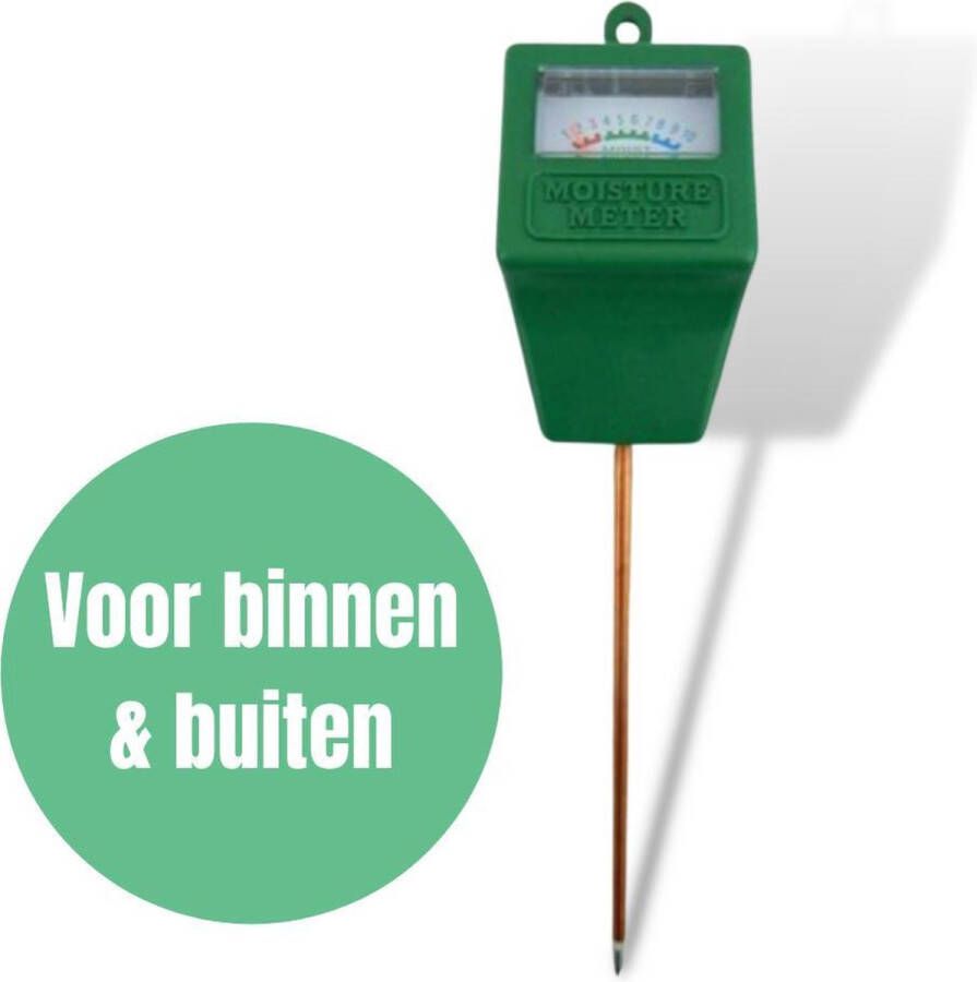 'merkloos'' Talentools-Vochtigheidsmeter -Vochtmeter voor planten Watermeter- Voor binnen & buitengebruik Hoogwaardige kwaliteit