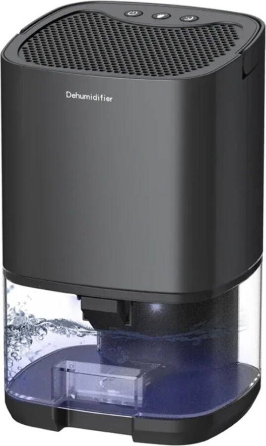 Vochtvreter Elektrisch Deshumidificateur Luchtontvochtiger Dehumidifier Ontvochtiger Luchtreiniger Kelder Voor in Huis Slaapkamer & Badkamer Zwart