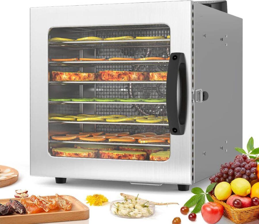 Voedseldroger Food Dryer Voor Groenten En Fruit Voor Kruiden & Vlees Droogoven 30 tot 90 Graden