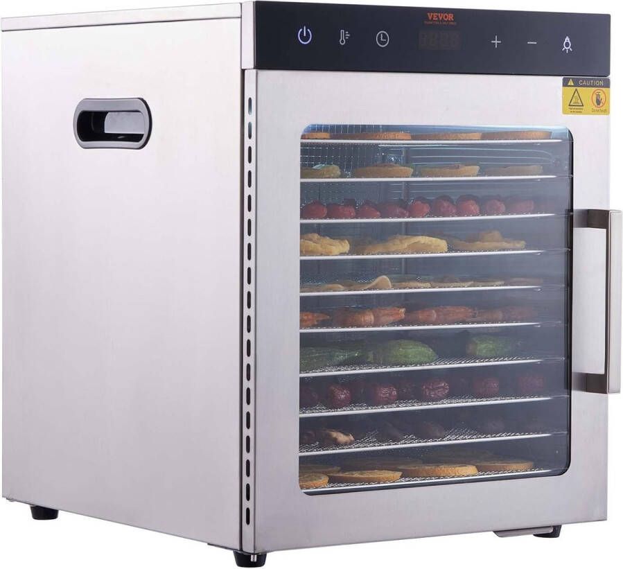 Voedseldroger Food Dryer Voor Groenten En Fruit Voor Kruiden & Vlees Droogoven 800 W