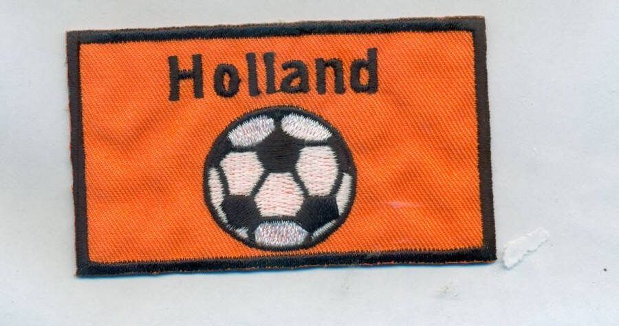 Voetbal applicatie strijkbaar