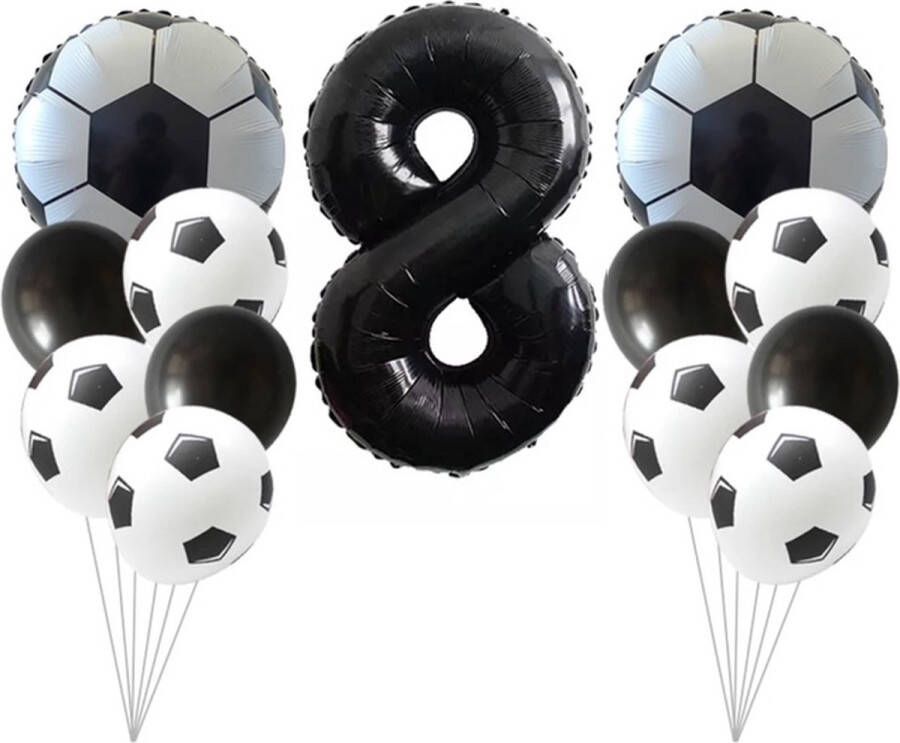 Voetbal Kinderfeestje Voetbal Feestversiering Voetbal Ballonnen Themafeest Voetbal Verjaardag Versiering 13 stuks Folieballonnen Heliumballonnen Voetbalfans Feestje Kinderverjaardag voor Jongens & Meisjes Versiering Ballonnen Feest