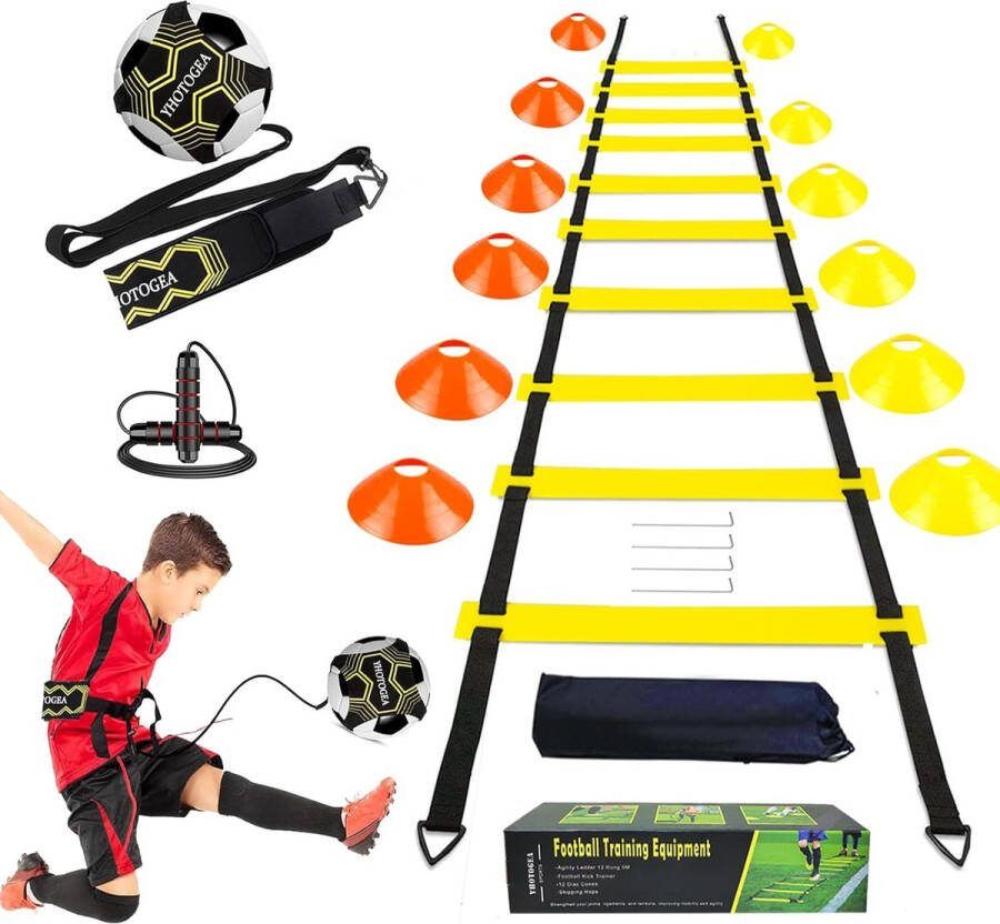 Voetbal Trainingsmateriaal Voetbal Set Voetbal Training Trainingmateriaal Voetballer