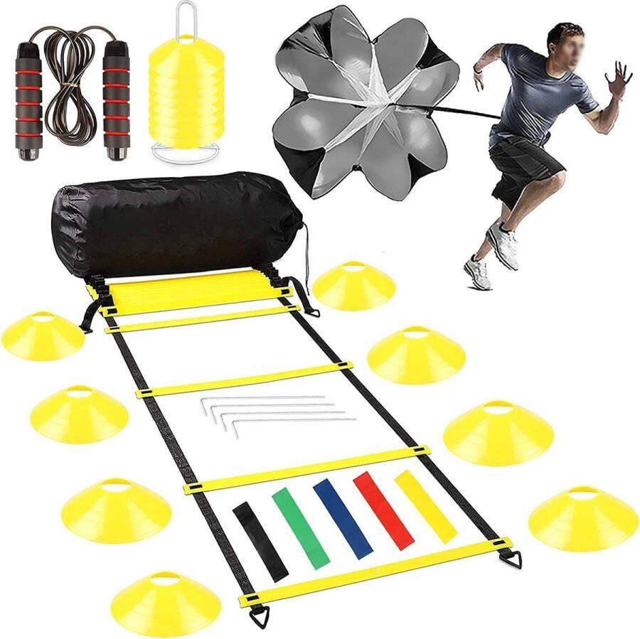 Voetbal Trainingsmateriaal Voetbal Set Voetbal Training Trainingmateriaal Voetballer