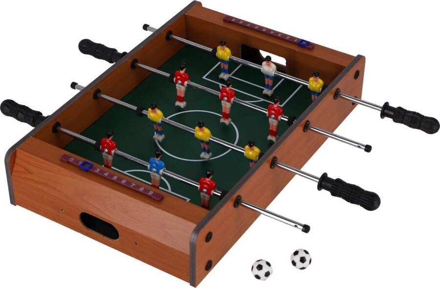 Voetbaltafel Klein 48.5x30.5x5.9 cm Hout