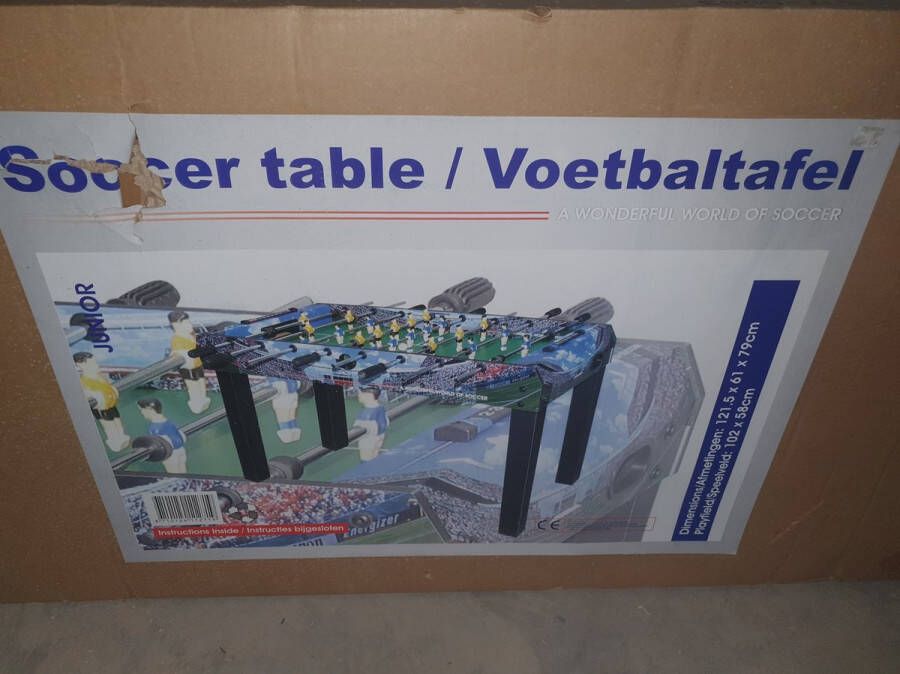 Voetbaltafel tafelvoetbal -120x61x79 cm