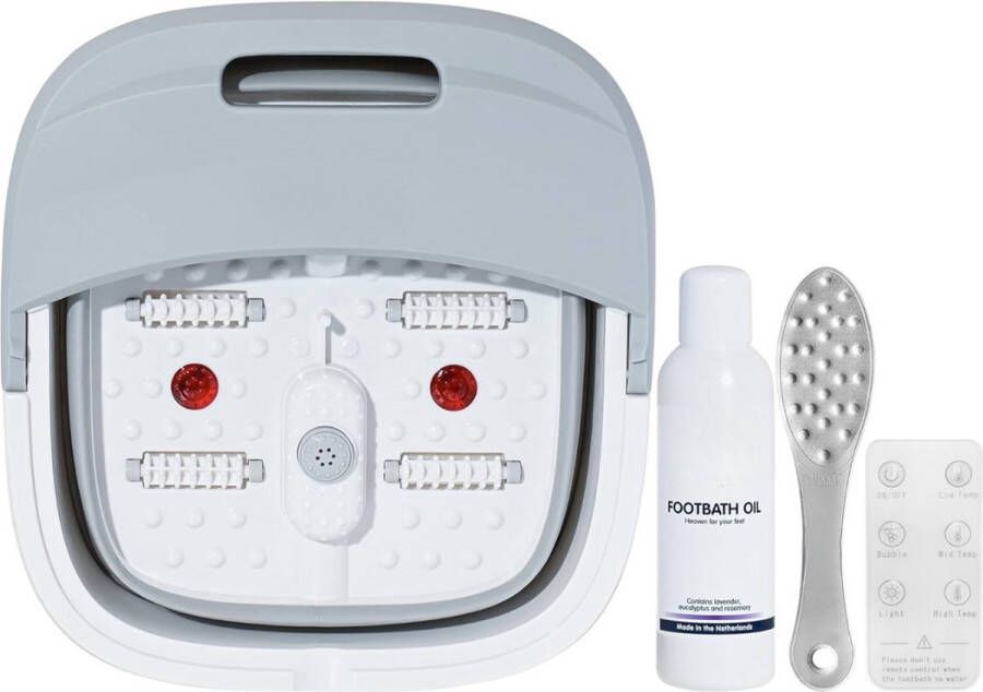 Voetenbad met Massage Voetmassage Apparaat Elektrisch Voetbad Verwarmd Voetmassage
