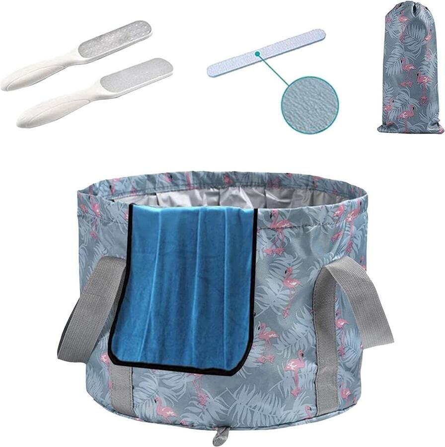 Voetenbad Wateremmer Outdoor- Lichtgewicht Draagbare Emmer- Voet Spa Soaking Thuis Pedicure Basin- Camping