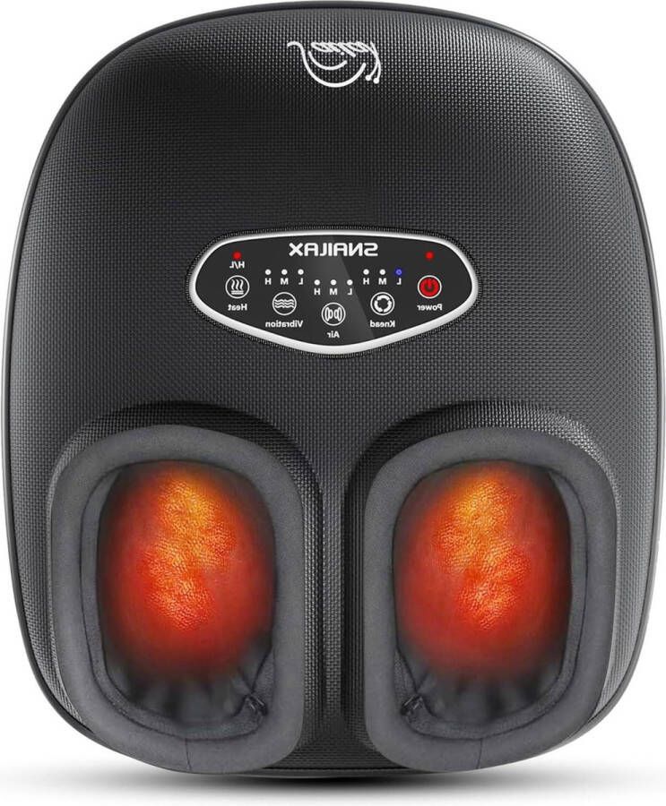 Voetmassageapparaat met warmte Shiatsu voor plantaire fasciitis en neuropathie Diepe kneden en compressie vibratie Thuiskantoor Voetmassage