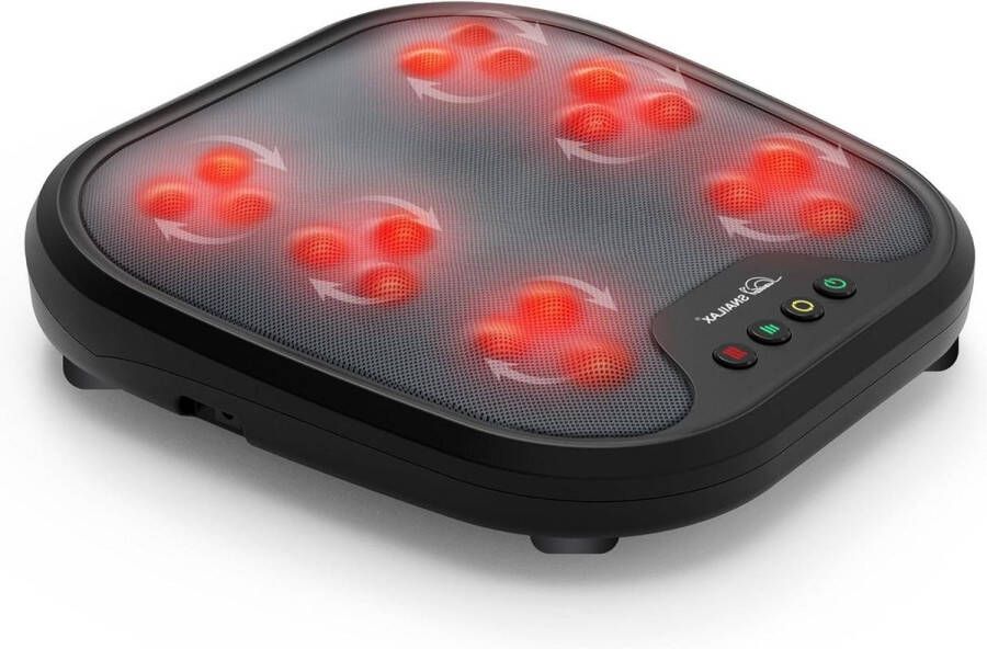 Voetmassageapparaat met warmtefunctie 18 kneedmassagekoppen elektrisch ontspanning cadeaus voor mannen Voetmassage