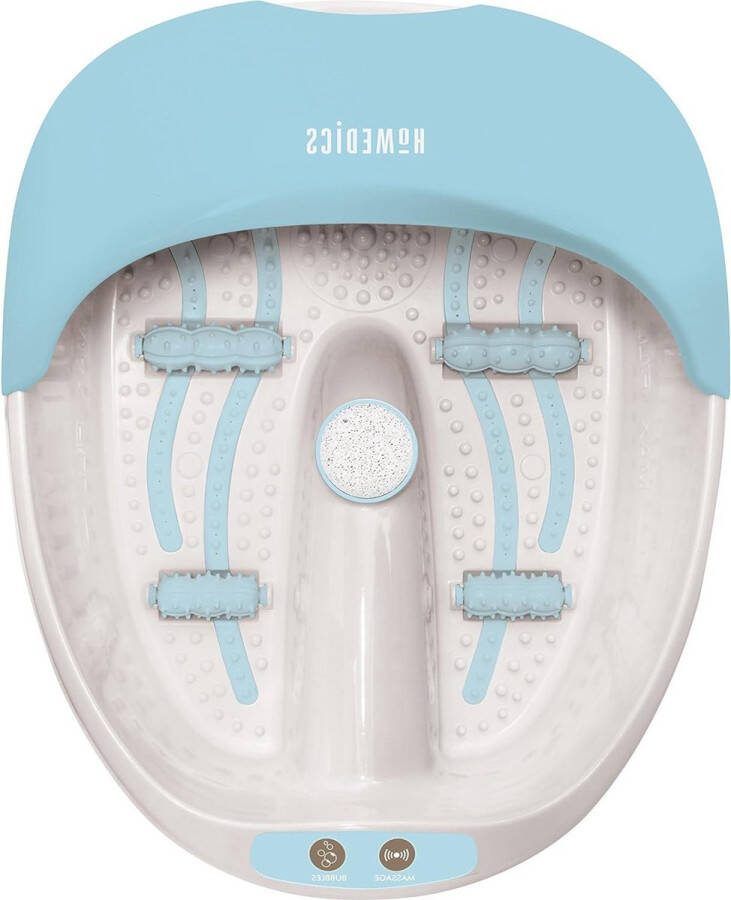 Voetmassageapparaat Voetmassage 3-in-1 voetenbad zachte watermassage – trilling – warmte doorbloeding voetreflexzones massagerollen warmhoudfunctie