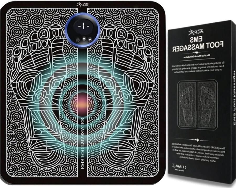 Voetmassage apparaat Draagbare been- en voet massager voor vrouwen en mannen Bloedcirculatie stimulator voor ontspanning van stijve spieren Pijnverlichting en verbetering van de circulatie Voetmassage apparaat
