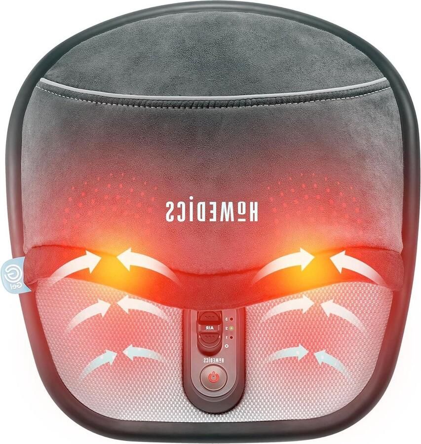 Voetmassageapparaat Voetmassage Gel-voetmassage diep effectieve shiatsu massage luchtcompressie warmtefunctie