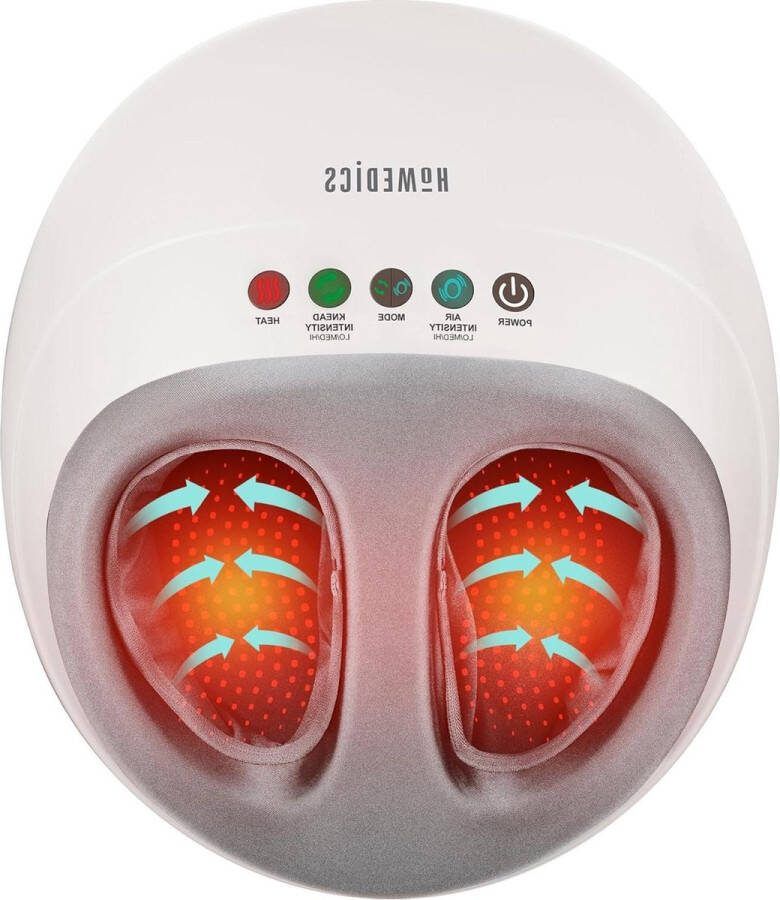 Voetmassageapparaat Voetmassage Masseur à Pied Shiatsu à Air avec Chaleur Infrarouge 3 Intensités Ontspannende Voetmassage