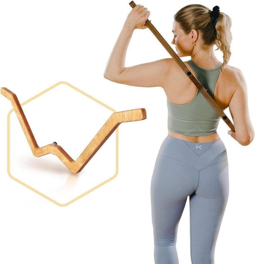 Voetmassageapparaat Voetmassage Triggerpunt Massage Diepe Massage Nek Arm Schouders Voeten Benen Rug Zelfmassage Houten Spier Weefsel Pijnverlichtend Apparaat Man Vrouw Sportmassage