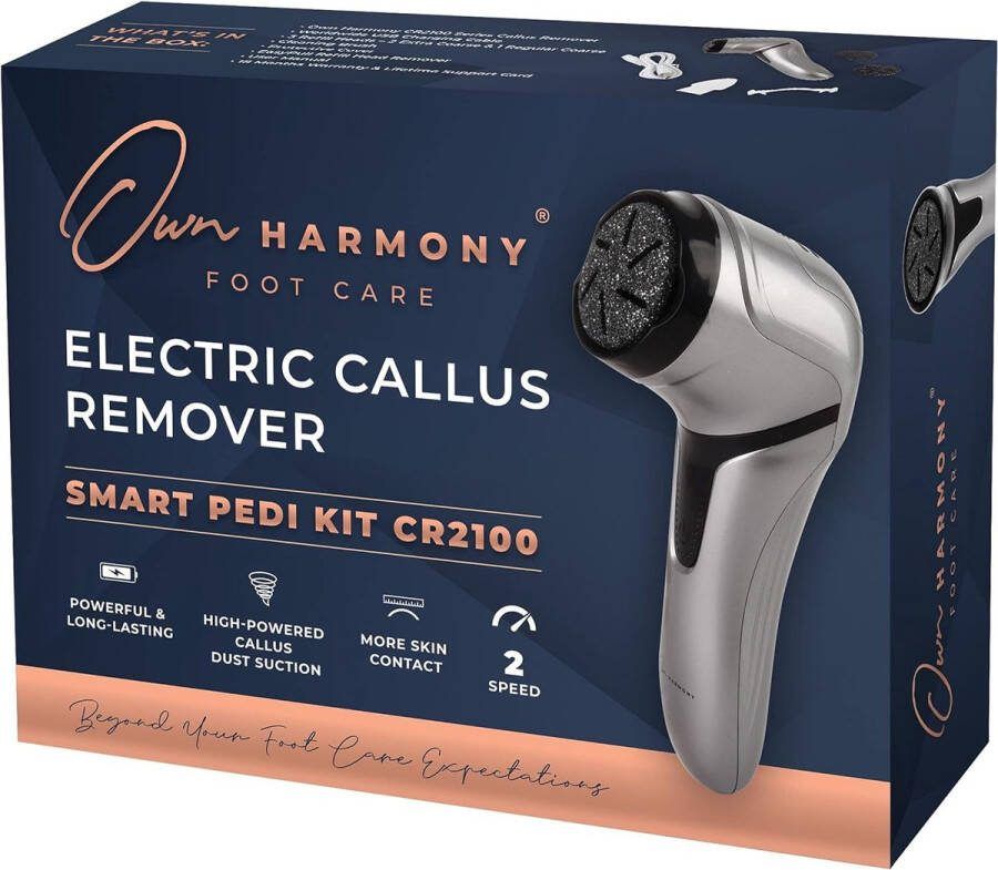Voetverzorging Elektrische Eeltverwijderaar met Vacuüm Absorptie- Oplaadbare Voetvijl CR2100 voor Professionele Voetverzorging en Pedicure Beste voor Harde Droge Gebarsten Huid (3 Rollen USB Kabel)