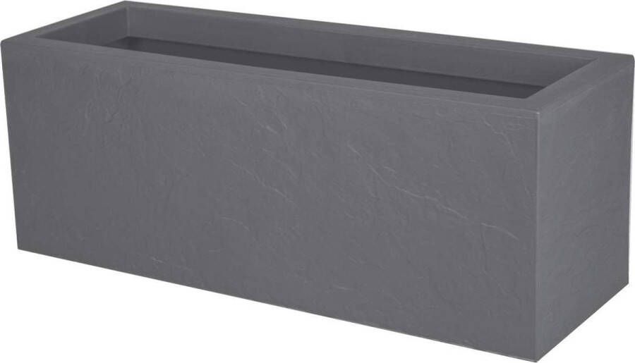 Volcania'Up balkonbak 25 l steenlook enkelwandig wateropslagruimte kiezelgrijs balkon plantenbak 59 x 195 x 228 cm planter box
