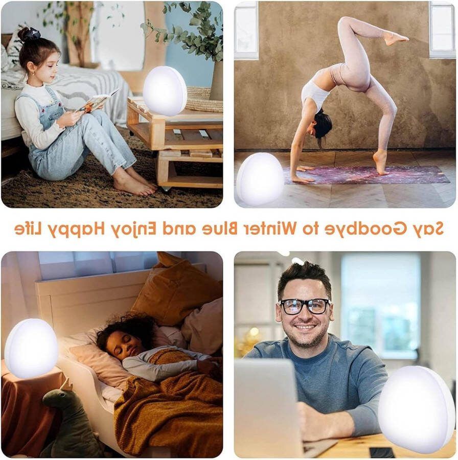 Volledig Spectrum Daglichtlamp met 10000LX 3 Kleurtemperaturen 10 Helderheidsaanpassingen