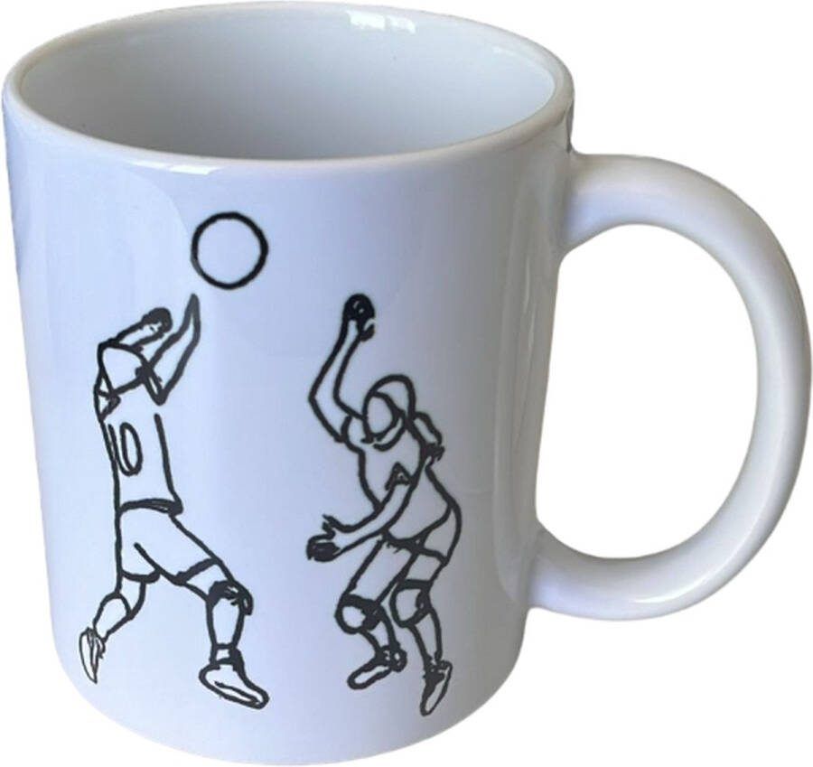 Volleybal Handbal Basketbal Korfbal Mok 350ml