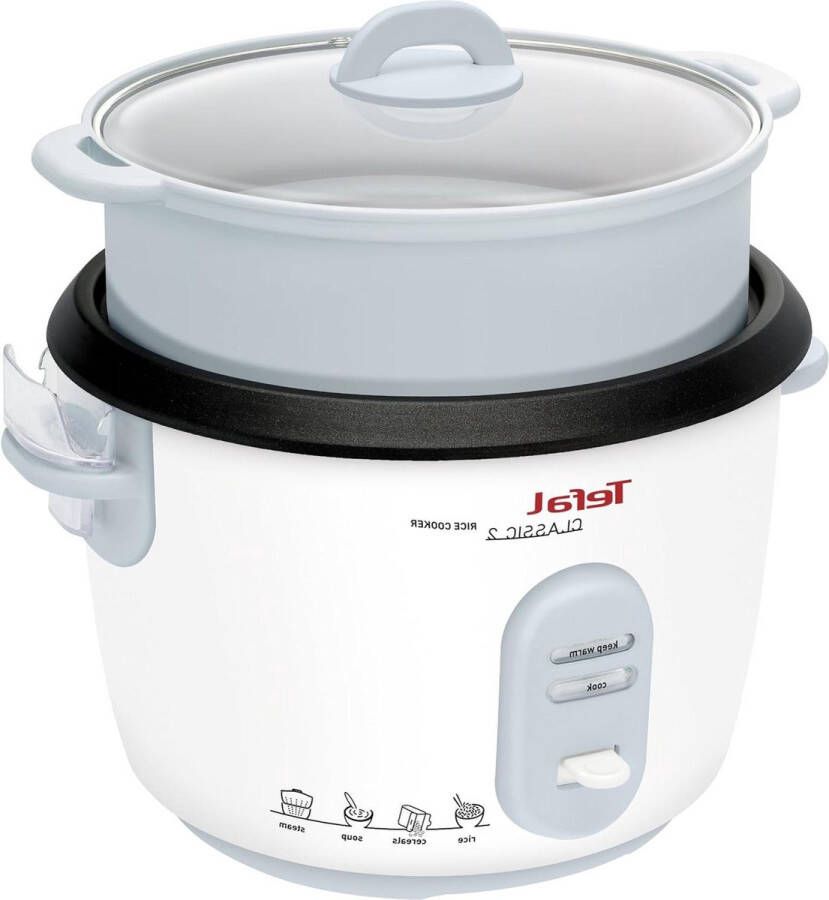 Vooraf ingestelde kookprogramma's RK1011 rijstkoker inhoud 10 kopjes (18 l) handmatige aanpassingen perfect kokende rijst stoommand inbegrepen 700 W