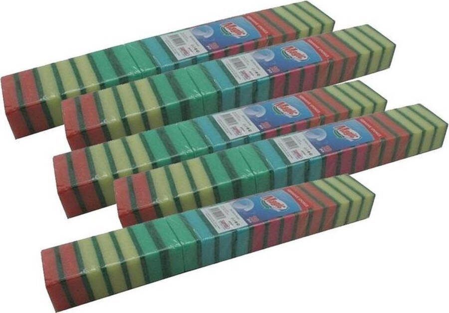 Merkloos Goedkope goede schuursponsjes 70x stuks Schuursponzen