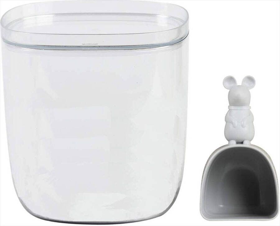 Voorraaddoos en lepel Lucky Mouse 35 liter