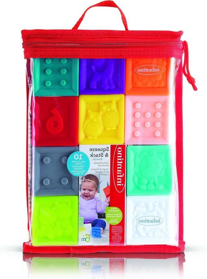 Vormenstoof 20-delige basisset voor sensorische verkenning Sensory Balls Blocks & Buddies ontwikkeling speelgoed