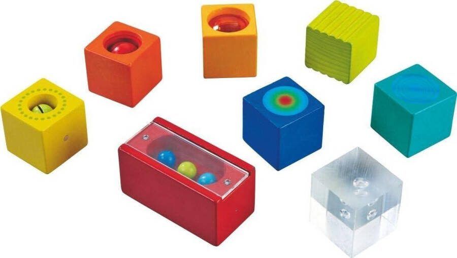 Vormenstoof Discovery Blocks Galours 8 wooden blocks Colours Ages 12 months Made in Germany