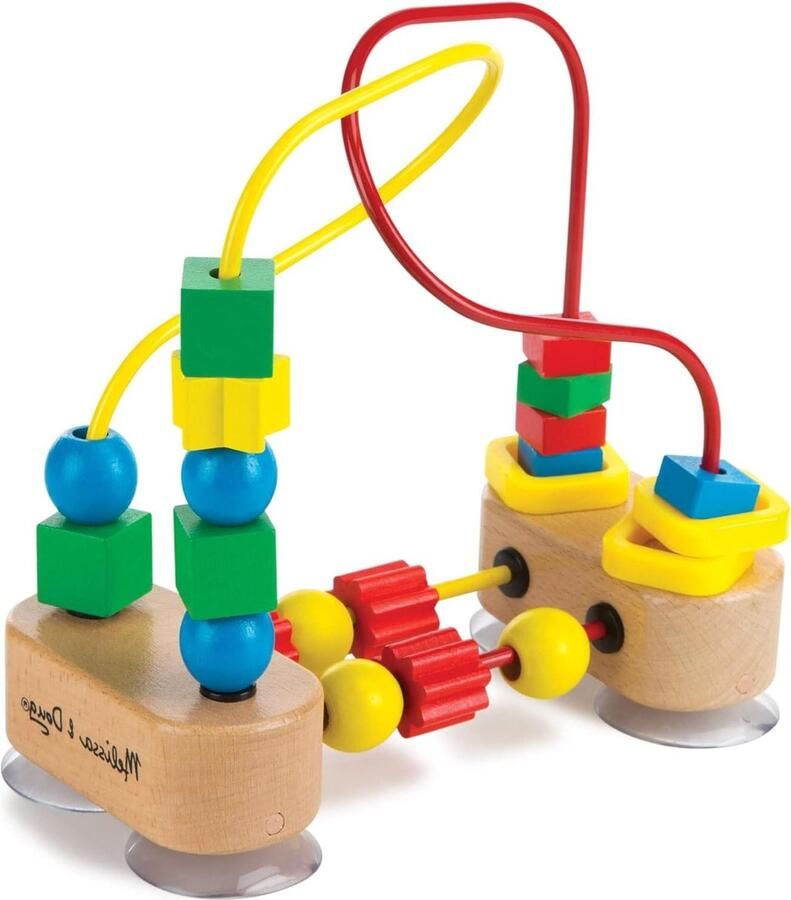 Vormenstoof First Bead Maze Developmental Toy Motor Skills Multicolor 19.685 cm H x 9.525 cm W x 17.78 cm L 3+ Years
