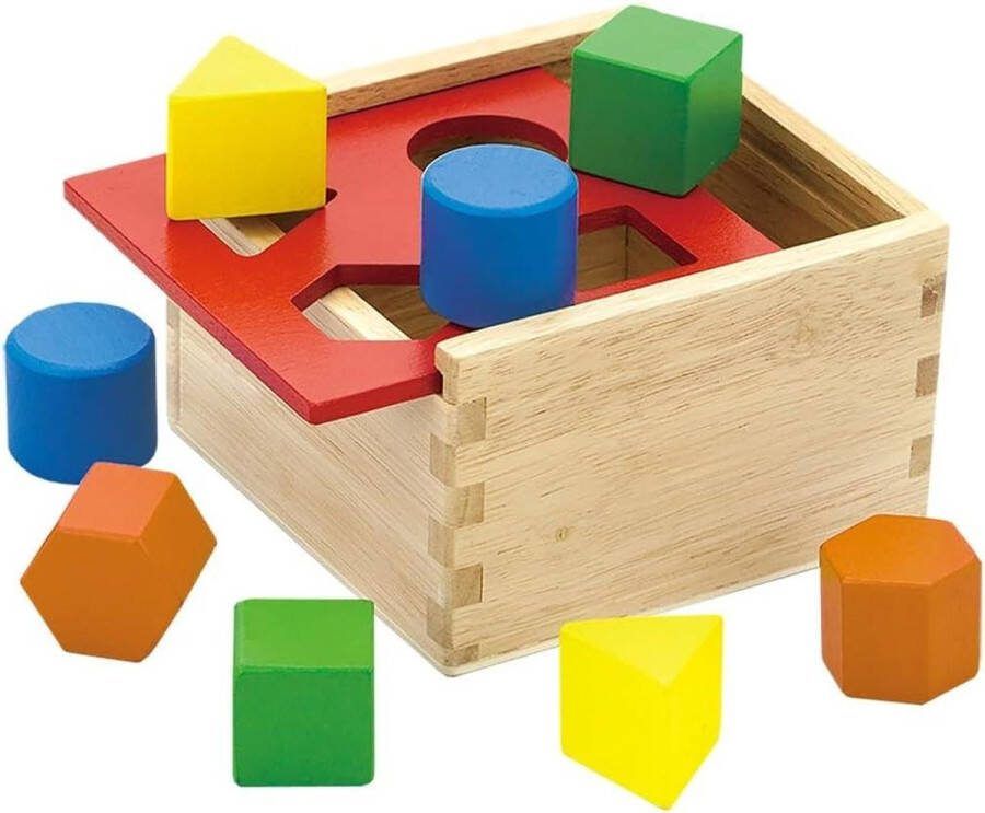 Vormenstoof Houten educatief speelgoed voor vormherkenning