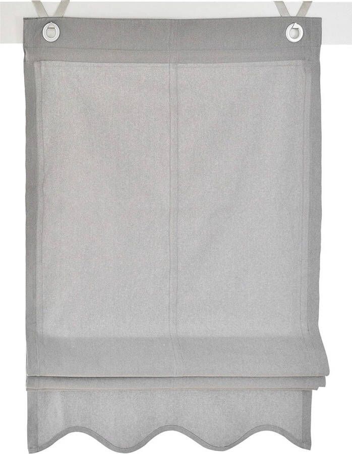 Kutti Romeins rolgordijn Olivia ondoorzichtig katoen op te hangen met haken (1 stuk)