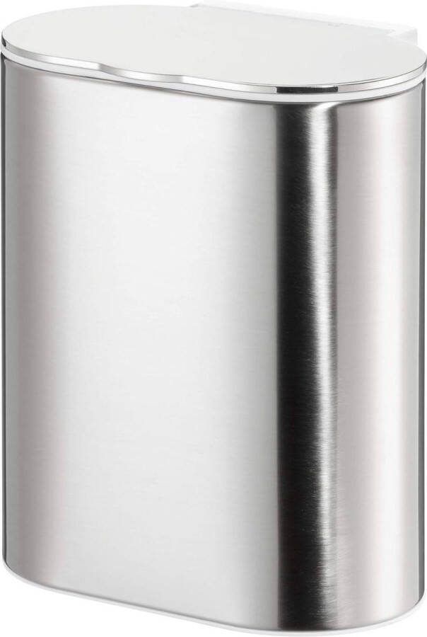 Vuilnisbak voor de badkamer Elegant design Roestvrij Lijmoplossing 158 mm x 215 mm x 258 mm