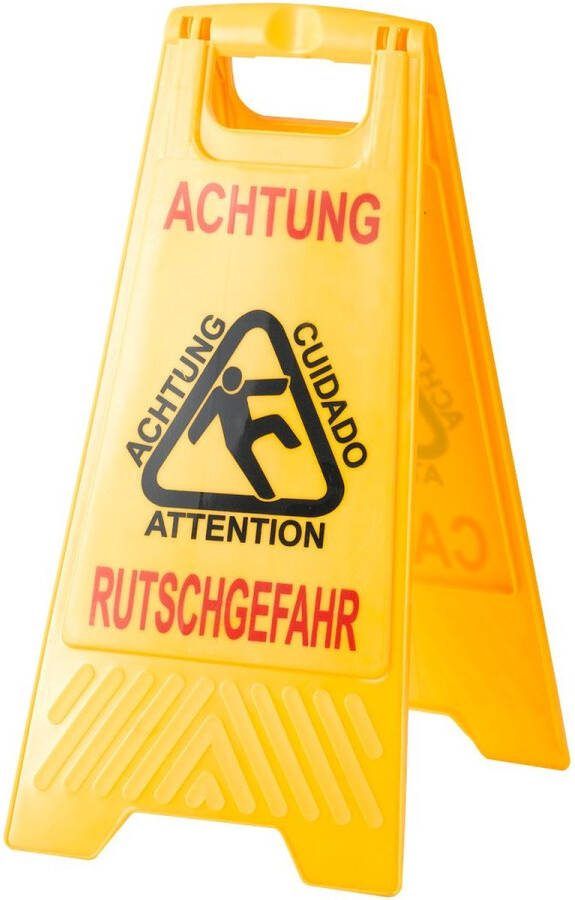 Waarschuwingsbord voor gladde vloeren
