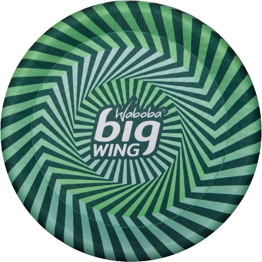 Waboba Big Wing Frisbee 30cm Groen Blauw Soft Flying Disc