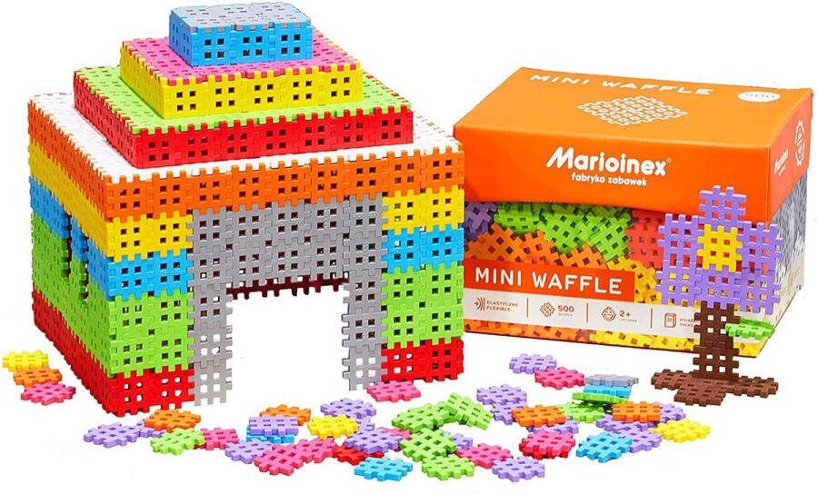 Waffle Mini Bouwblokken 500 stuks