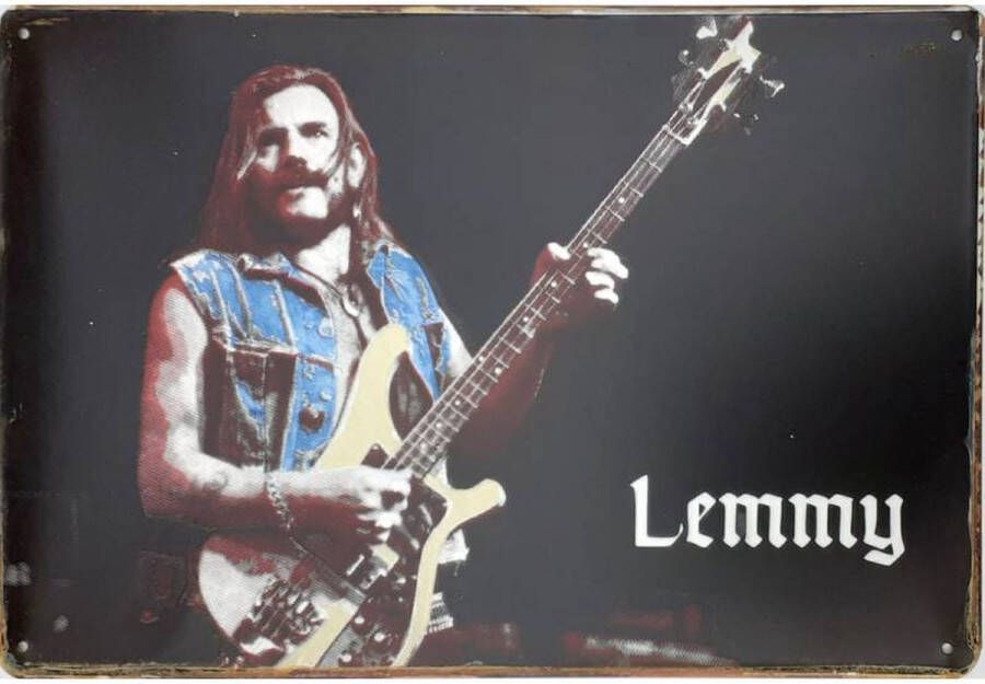Wandbord Concert Bord Lemmy Kravitz Live On Stage