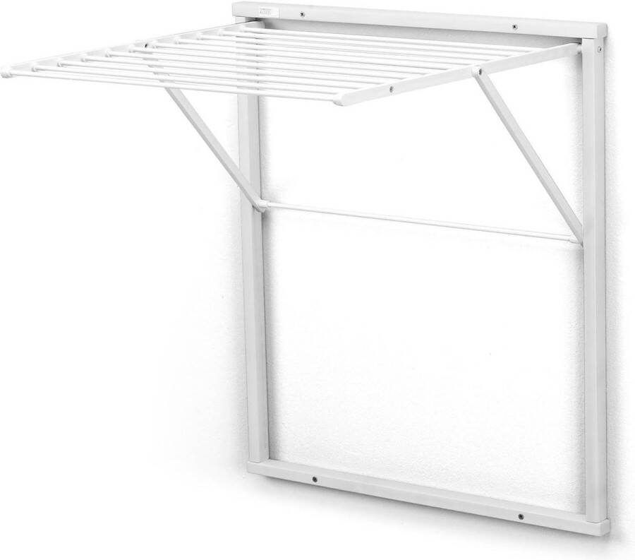 Wanddroogrek Houten Wandwasrek Inklapbaar 65 m Lijn Wit AR-It il Cuore del Legno Wanddroogrek
