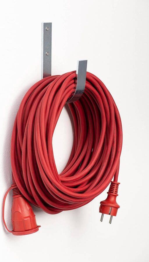 Wandhaak 110 x 70 x 55 x 20 mm belastbaar tot 45 kg verzinkt universele haak montagehaken voor garage werkplaatshaken opberghulp DY222014 110 x 70 x 55 x 20 mm (45 kg)