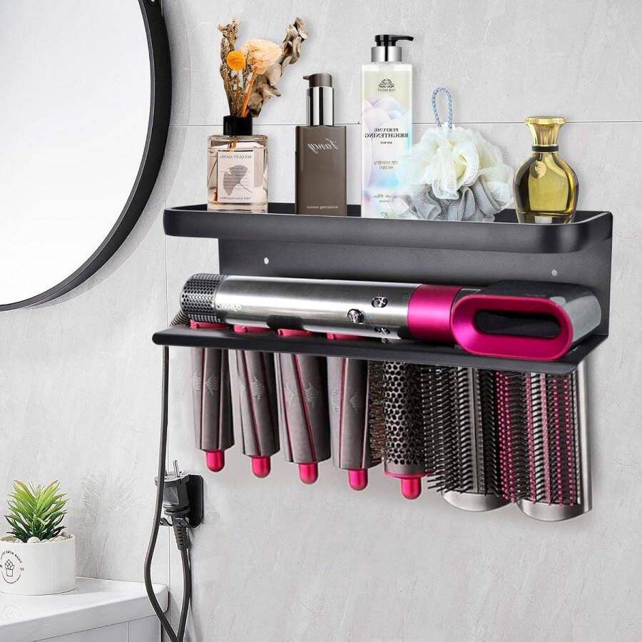 Wandhouder voor Dyson Airwrap 2-in-1 Haardroger Stand Houder voor Föhn Badkamer Organizer