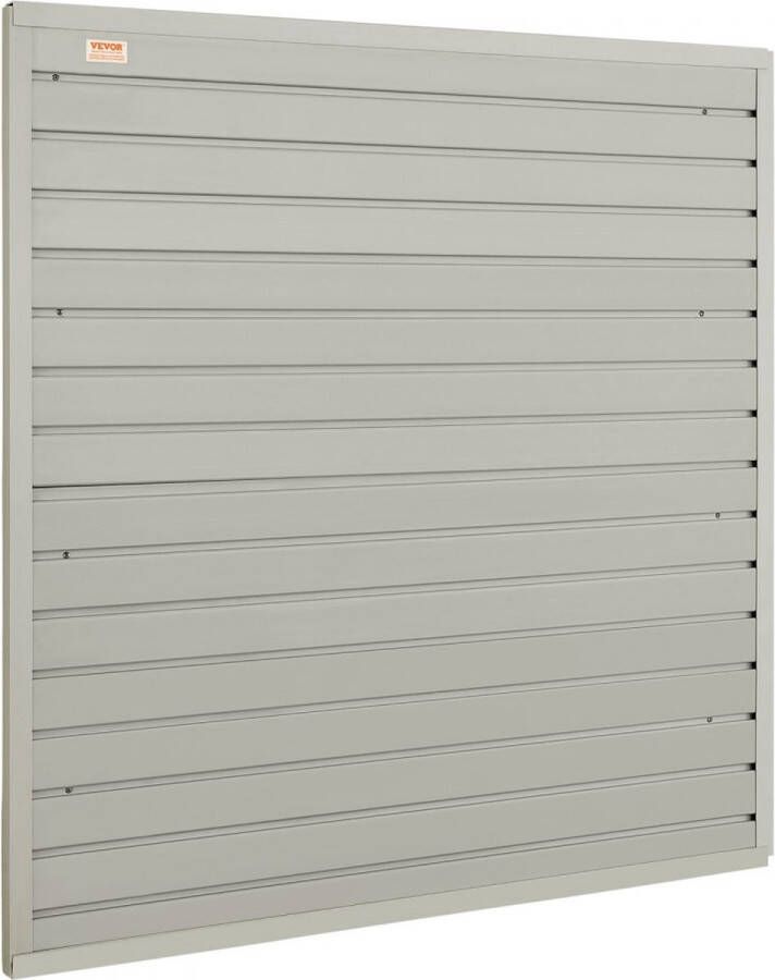 Wandpaneel gereedschapswand 129 1 x 129 1 cm wandpaneel WPC gereedschapshouder organizer lamellenwand slatwall pegboard wandhouder ideaal voor werkplaats magazijn kelder werkbank garage