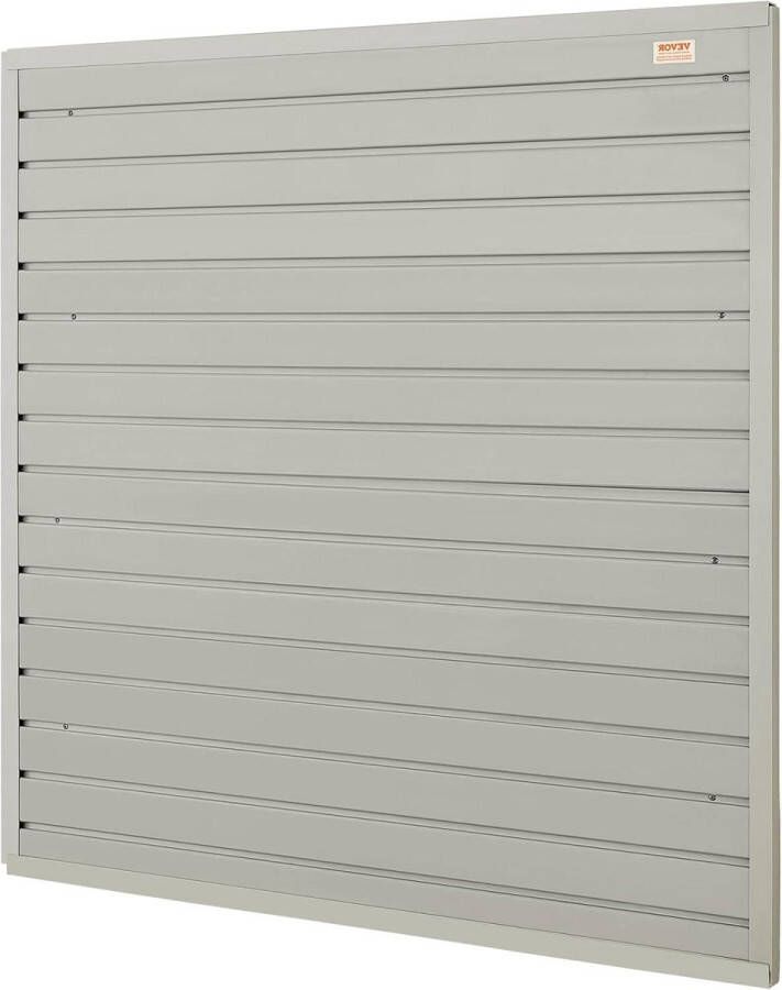 Wandpaneel gereedschapswand 1291 x 1291 cm WPC-gereedschapshouder organizer lamellenwand steekbord pegboard werkplaats magazijn kelder Gereedschapswand