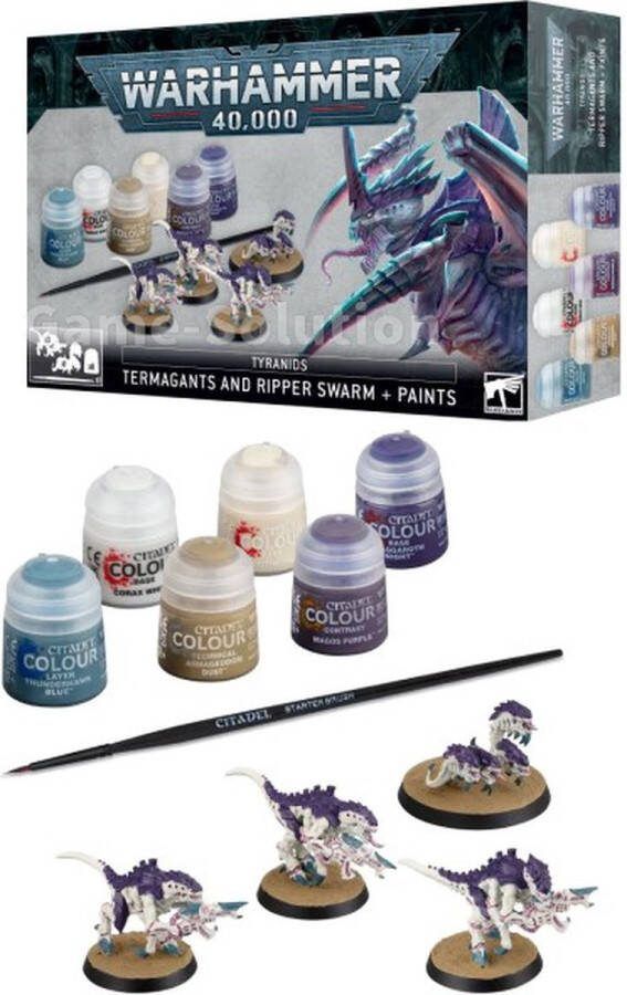 Warhammer 40 000 Tyranids Termagants And Ripper Swarm + Paints 60-13