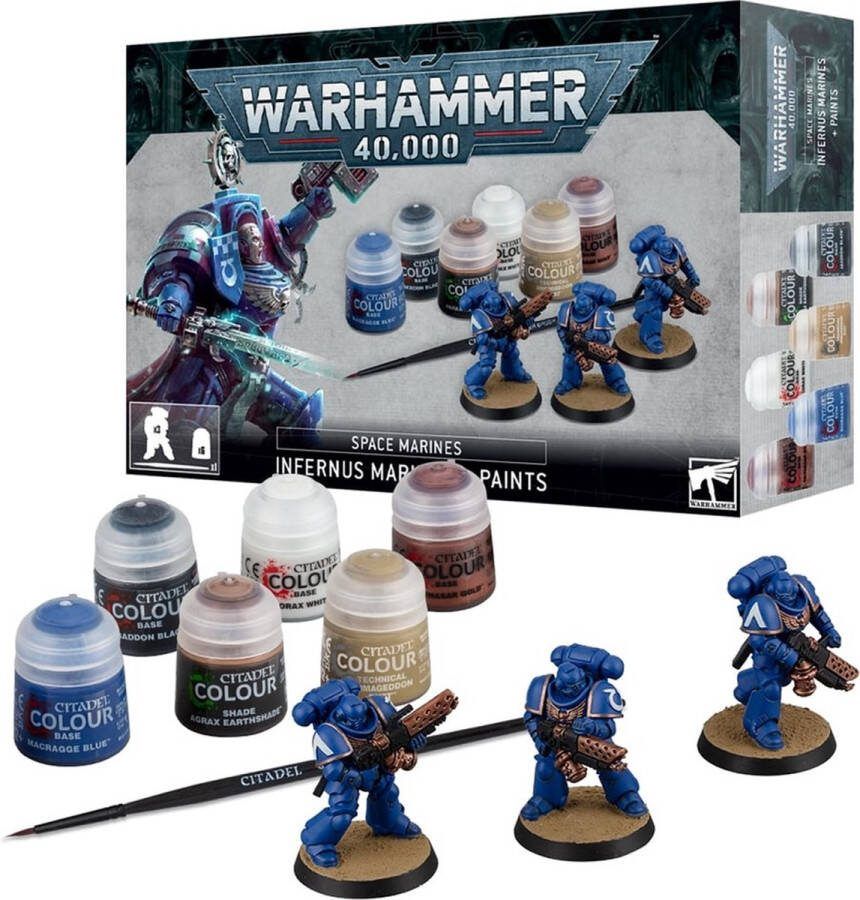 Warhammer 40.000: Infernus Space Marines + Paints