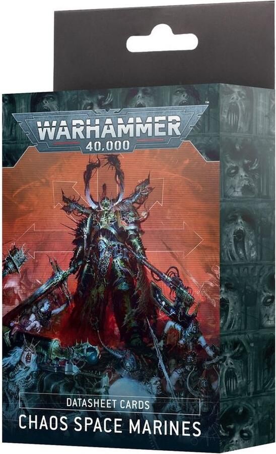 Warhammer 40K Datasheet Cards Chaos Space Marines (43-02)