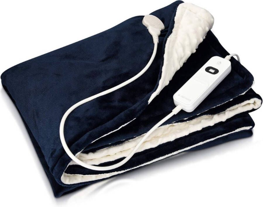 Warmtedeken 2 Persoons Duo Comfort: Luxe Elektrische Warmtedeken voor Twee Personen 3 Warmtestanden Timerfunctie en Fluweelzachte Stof Ultiem Comfort en Warmte Wasbaar