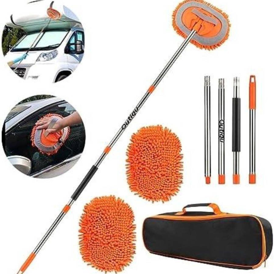 Wasborstel Met Telescopische Steel Wasborstel Met Uitschuifbare Steel Telescoopsteel Met Borstel Telescoop Borstel Telescoopsteel Met Waterdoorvoer
