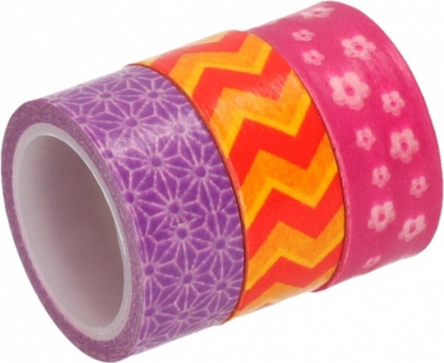 Merkloos Washi tape 3 rollen nr 2 Washi tape